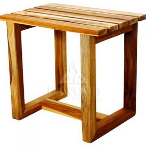 Farmed Teak Spa Stool
