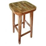 DRLR-009 Tekeyan Contemporary Teak Bar Stool-Teak Wood Furniture