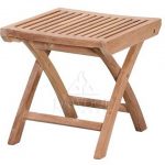 DRLR-020 Teak Folding Stool-Teak Wood Furniture