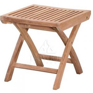 Teak Folding Stool