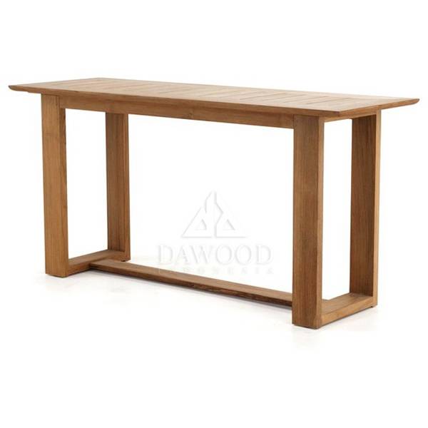 DTCL-004 Horison Shorten Slat Teak Garden Console Table Horison Shorten Slat Teak Garden Console Table