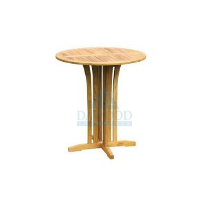 Cordova Round Teak Bar Table