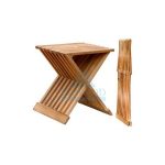 DTCS-011 Kuta Folding Teak Coffee Table-Jepara Teak Outdoor Indonesia Furniture