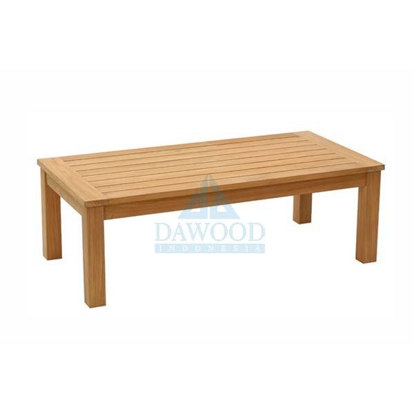 Rectangular Simple Teak Coffee Table