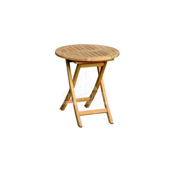 DTFN-015 Gusto Teak Round Table 60 60X60X75cm-Jepara Teak Outdoor Indonesia Furniture Gusto Teak Round Table 60