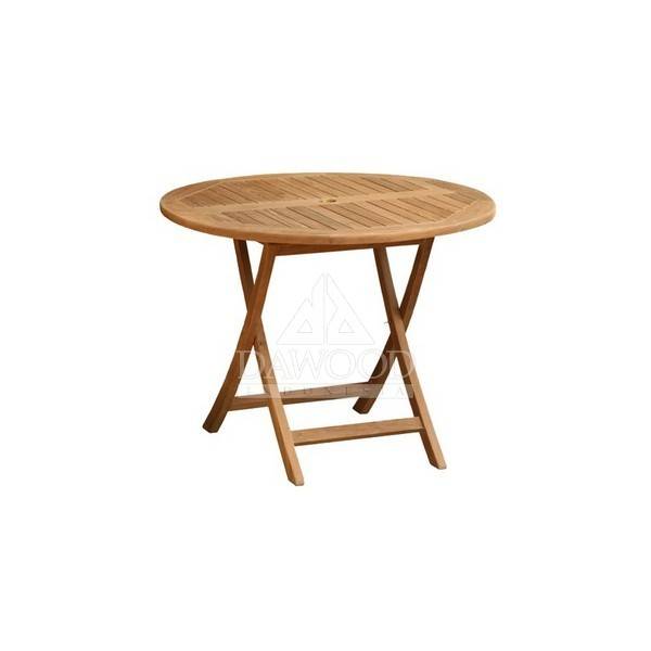 DTFN-017 Gusto Teak Round Table 80 80X80X75cm-Jepara Teak Outdoor Indonesia Furniture Gusto Teak Round Table 80