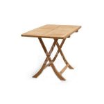 Square Legur Teak Folding Dining Table