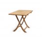 Square Legur Teak Folding Dining Table