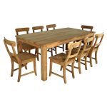 Teak-Rectangular-Table-8-Plantation-Side-Chairs