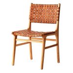 Teak-Weaving-Leather-Roxy-Side-Dining-Chair-60X66X90cm